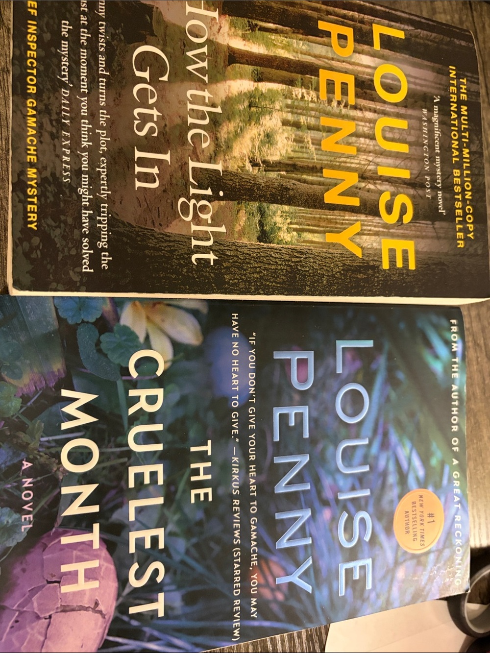 Two Louise Penny Chief Inspector Gamache books used